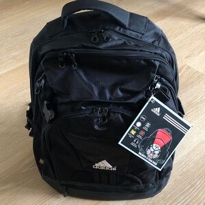 NEW Adidas The Velocity II Tech Black Backpack